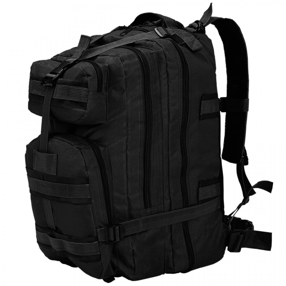 Rucsac în stil militar, 50l, negru