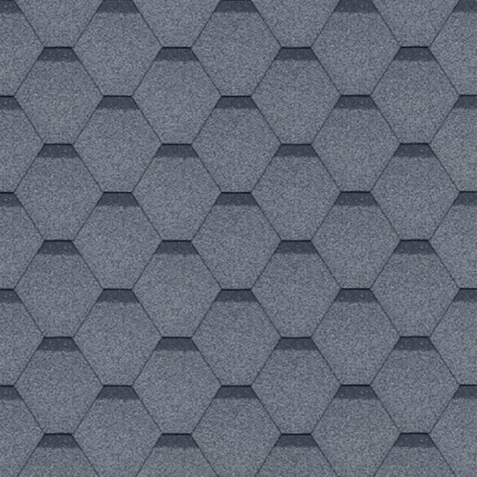 Sindrila bitum pentru acoperis Hexagonal Rock H333GREY