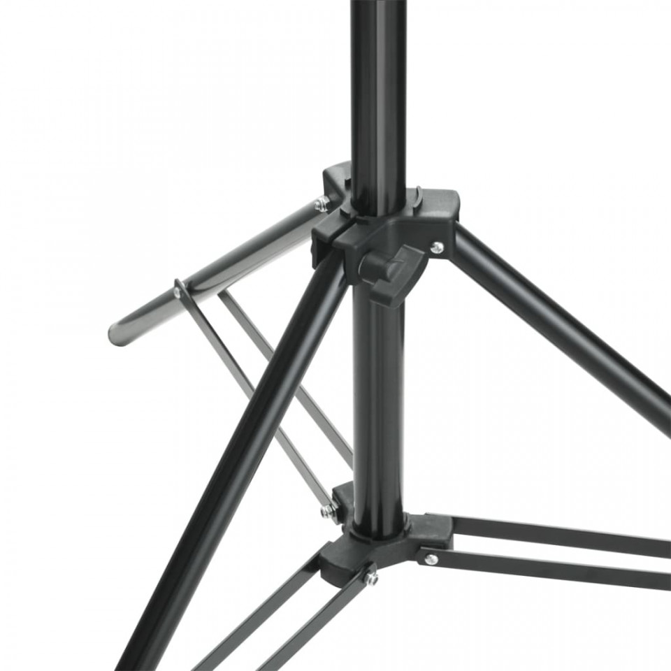 Sistem de suport fundal, 600 x 300 cm, negru