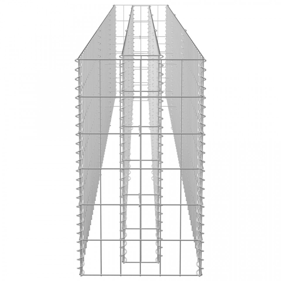 Strat înălțat gabion, 270 x 30 x 60 cm, oțel galvanizat