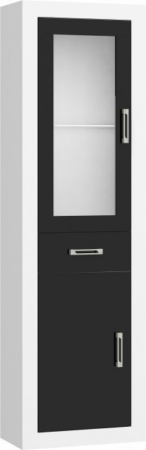 Verin Vrn-14 (Biblioteca) White/Black High Gloss