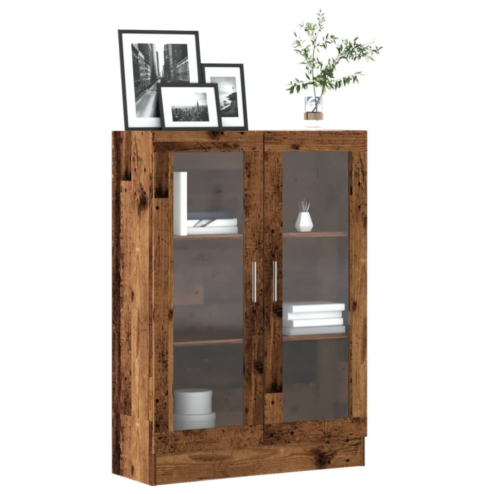 Bibliotecă, lemn vechi, 82,5x30,5x115 cm, lemn prelucrat