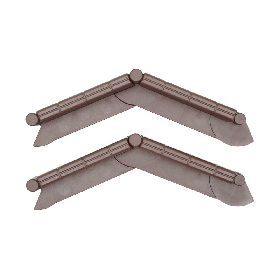 Borduri decorative din plastic pentru gazon, MARO, 5 m lungime - TIMBELA M801-BROWN-5