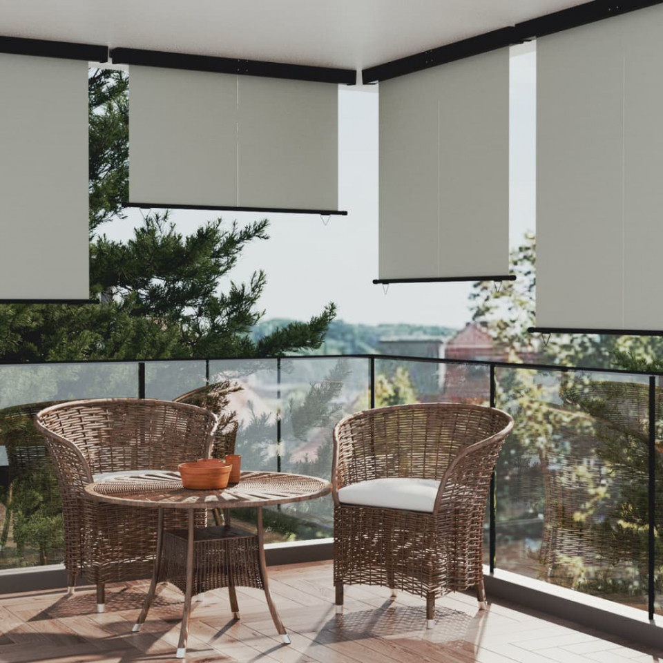 Copertină laterală de balcon, gri, 160×250 cm Casa Practica