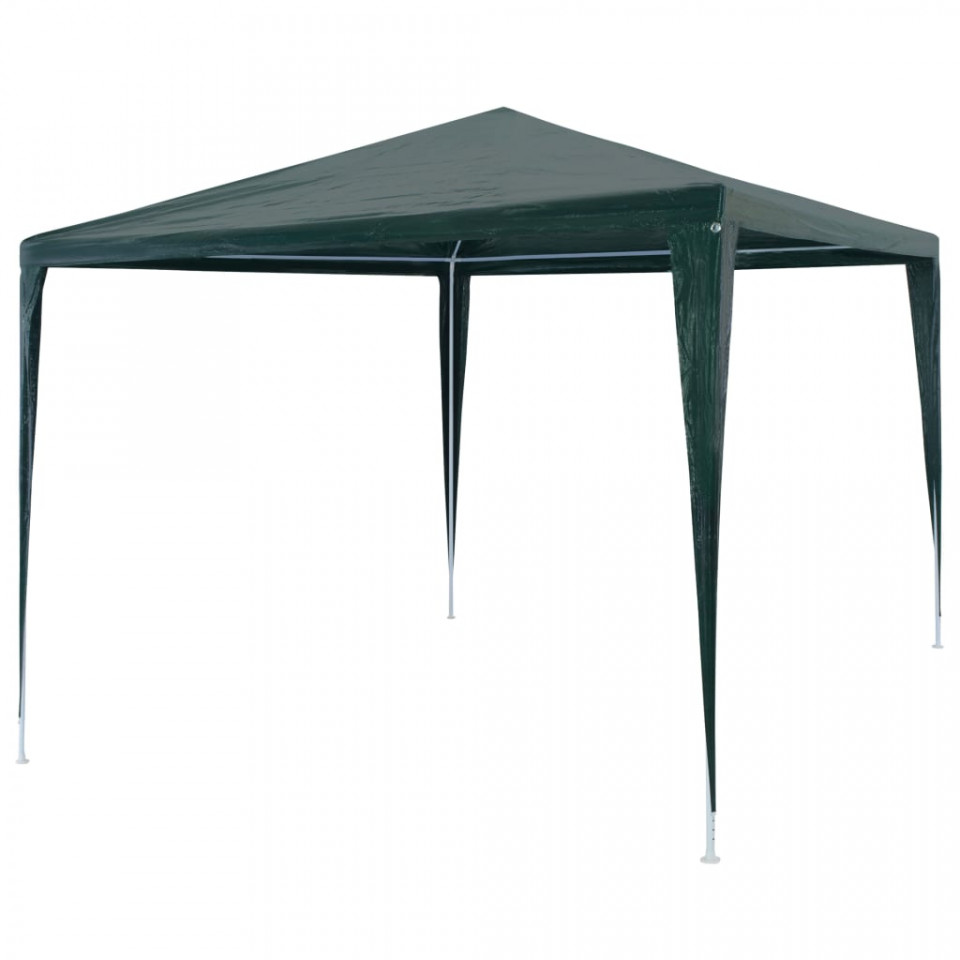 Cort de petrecere, verde, 3 x 3 m, PE