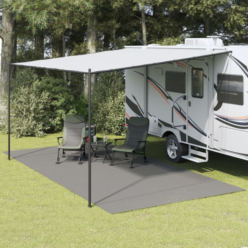 Covor pentru cort, antracit, 6x3 m