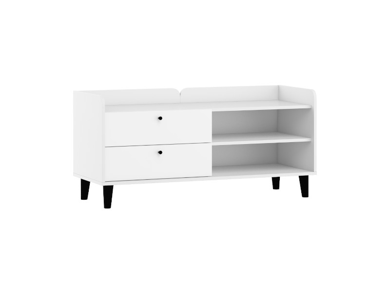 Dolce Dol-18 Tv Stand White/White High Gloss