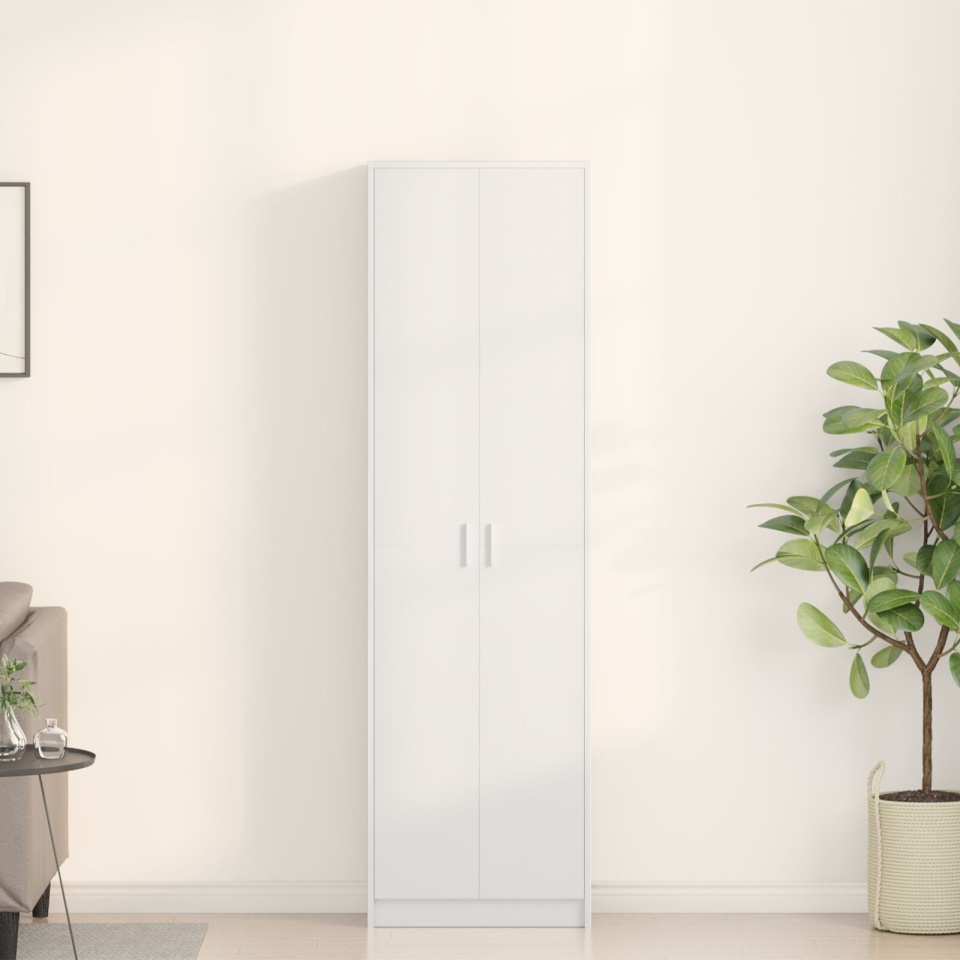 Dulap Alb 55x25x189 cm Lemn Engineered