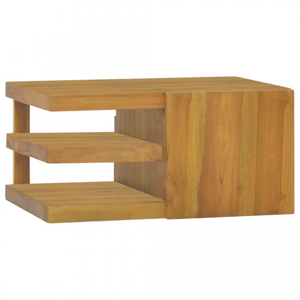 Poza Dulap pentru baie de perete, 60x45x30 cm, lemn masiv de tec