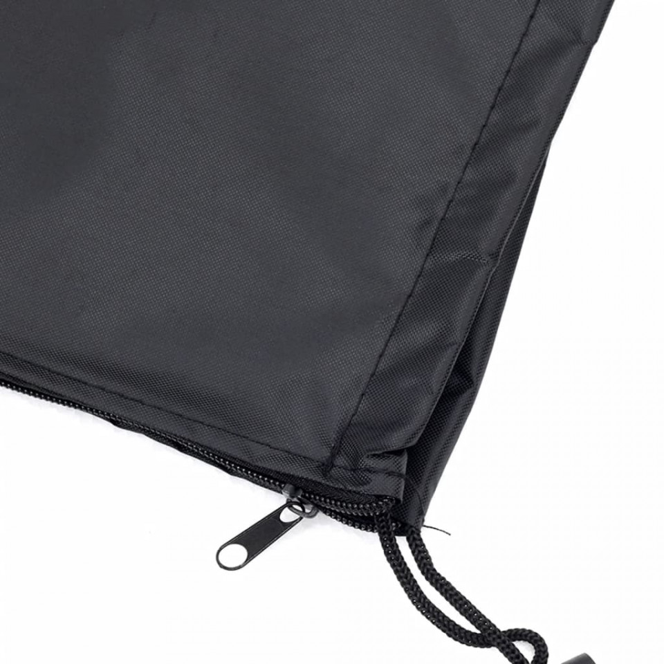 Husă încălzitor formă de piramidă negru 86x47x241cm Oxford 420D