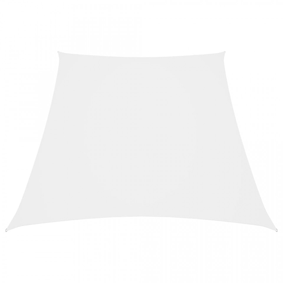 Pânză parasolar, alb, 3/4x2 m, țesătură oxford, trapez