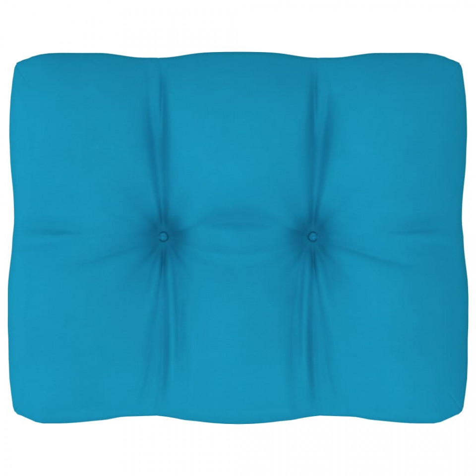 Poza Perna pentru canapea din paleti, albastru, 50 x 40 x 10 cm