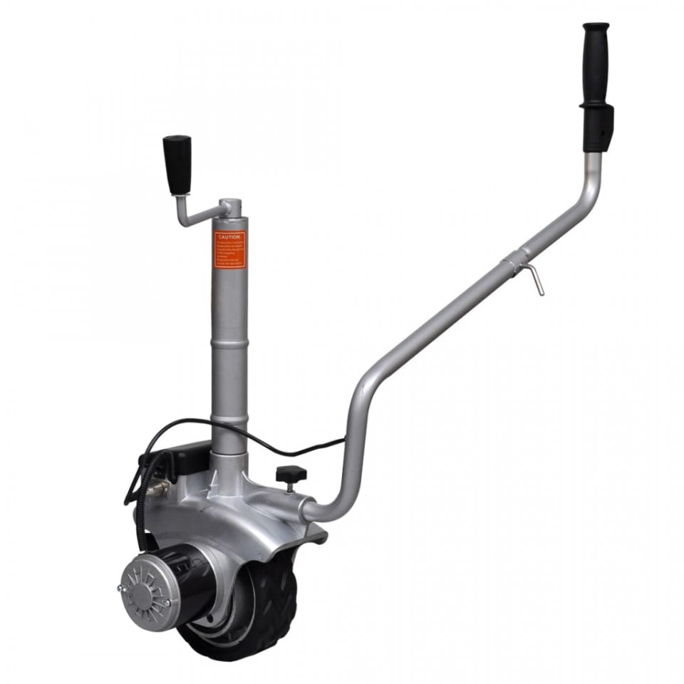 Roată de manevră pentru remorci motorizată, aluminiu 12 v 350 w