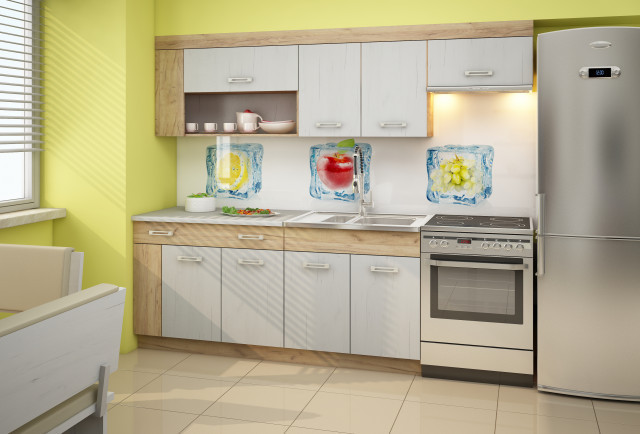 Poza Viza Plus (Kitchen) Cr.Golden/Cr.White Blat White