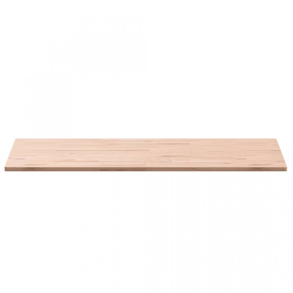 Blat de masă 100x60x1,5 cm dreptunghiular, lemn masiv de fag