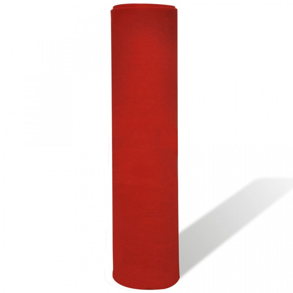 Covor roșu 1 x 10 m, extra greu, 400 g/m2