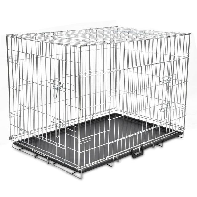 Cușcă pentru câini pliabilă, metal, XL Casa Practica