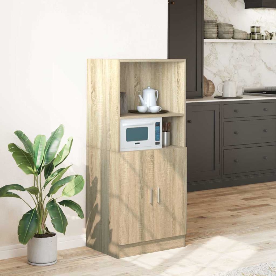 Dulap bucătărie stejar Sonoma, 57x41,5x131,5 cm, lemn prelucrat