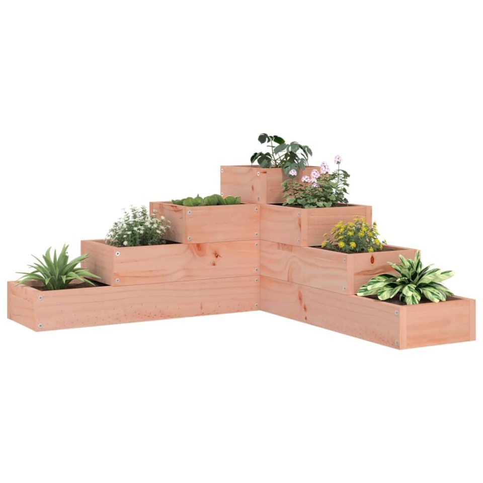 Jardinieră grădină 4 niveluri, 80,5x79x36 cm lemn masiv douglas