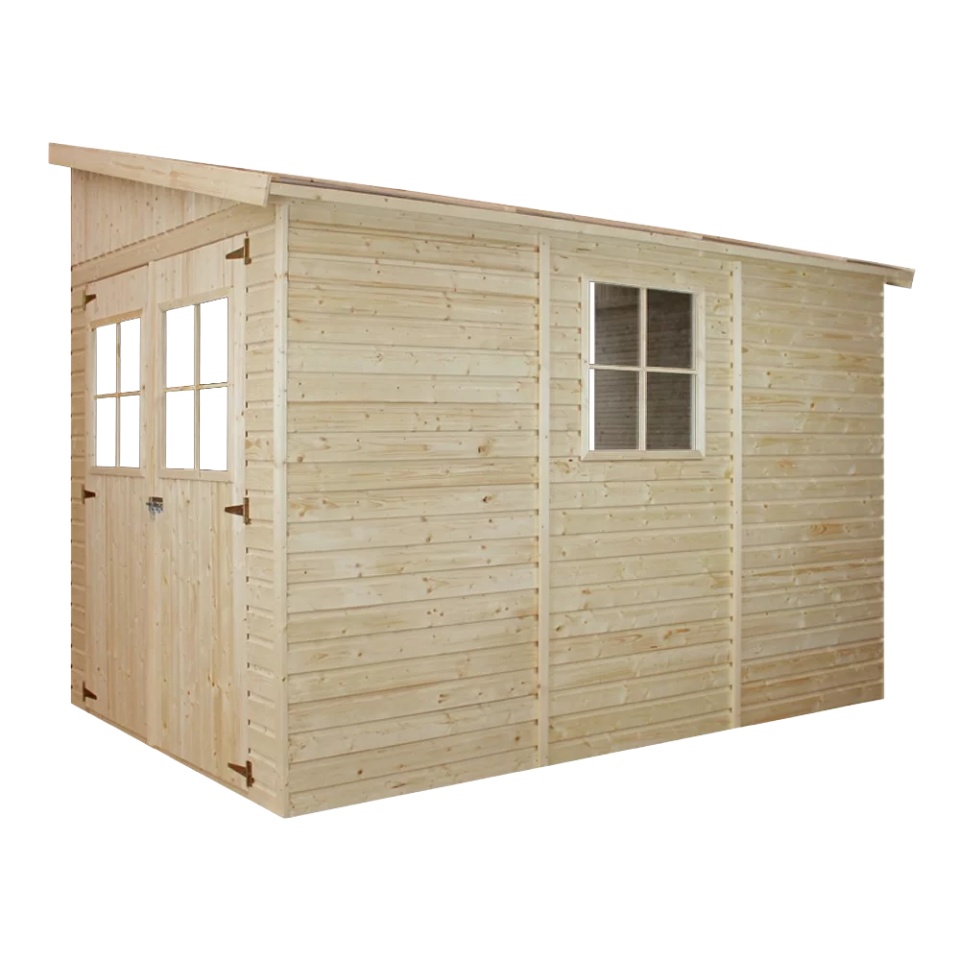 Magazin de gradina din lemn 7x10 ft/6m2 - TIMBELA M339+M339G