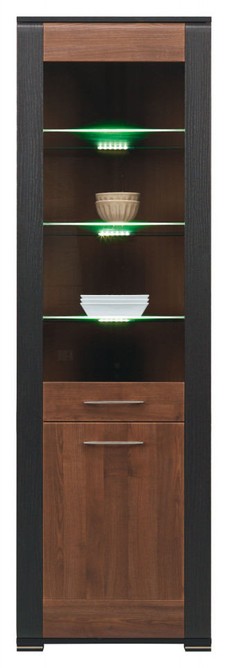 Naomi Na -06 Display Dulap L/P Walnut/Venge