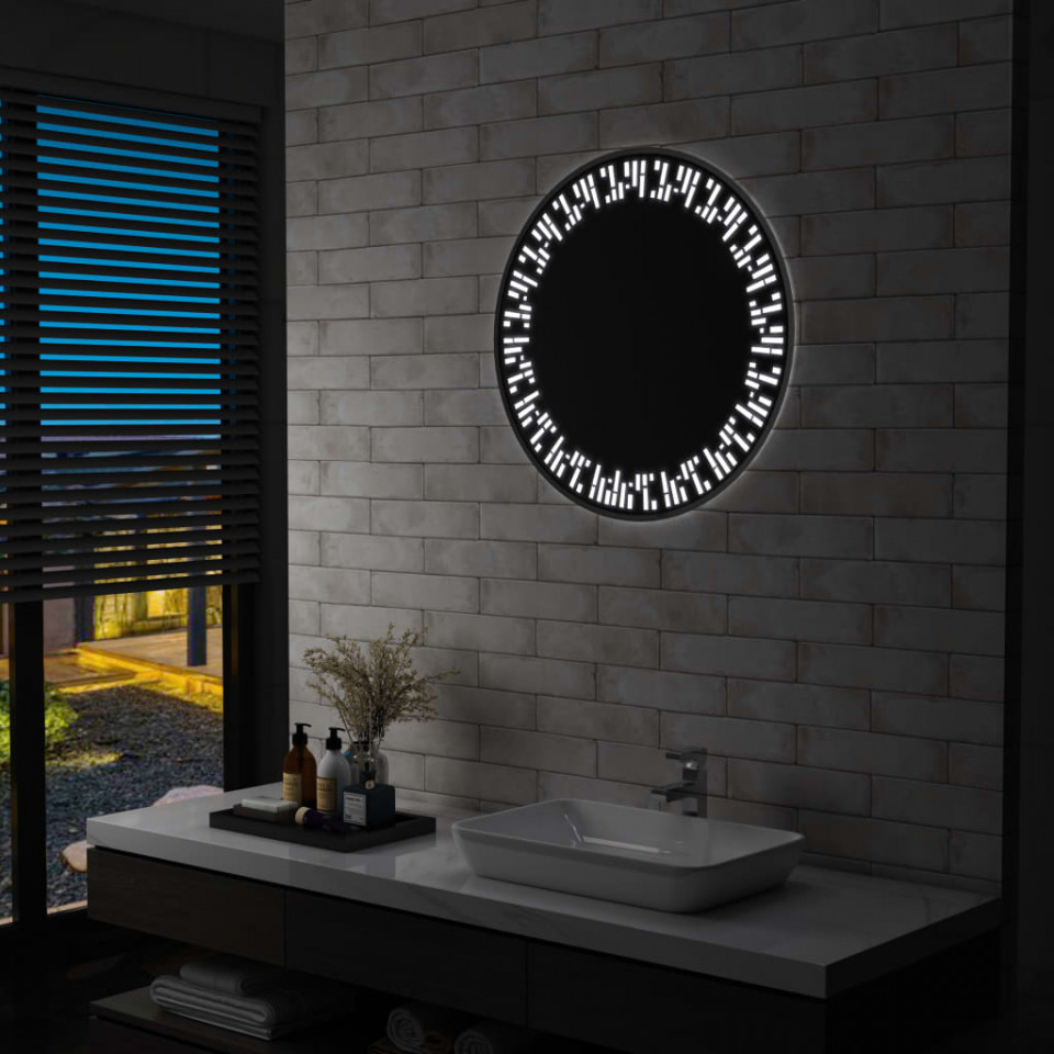 Oglindă cu LED de baie, 70 cm Casa Practica
