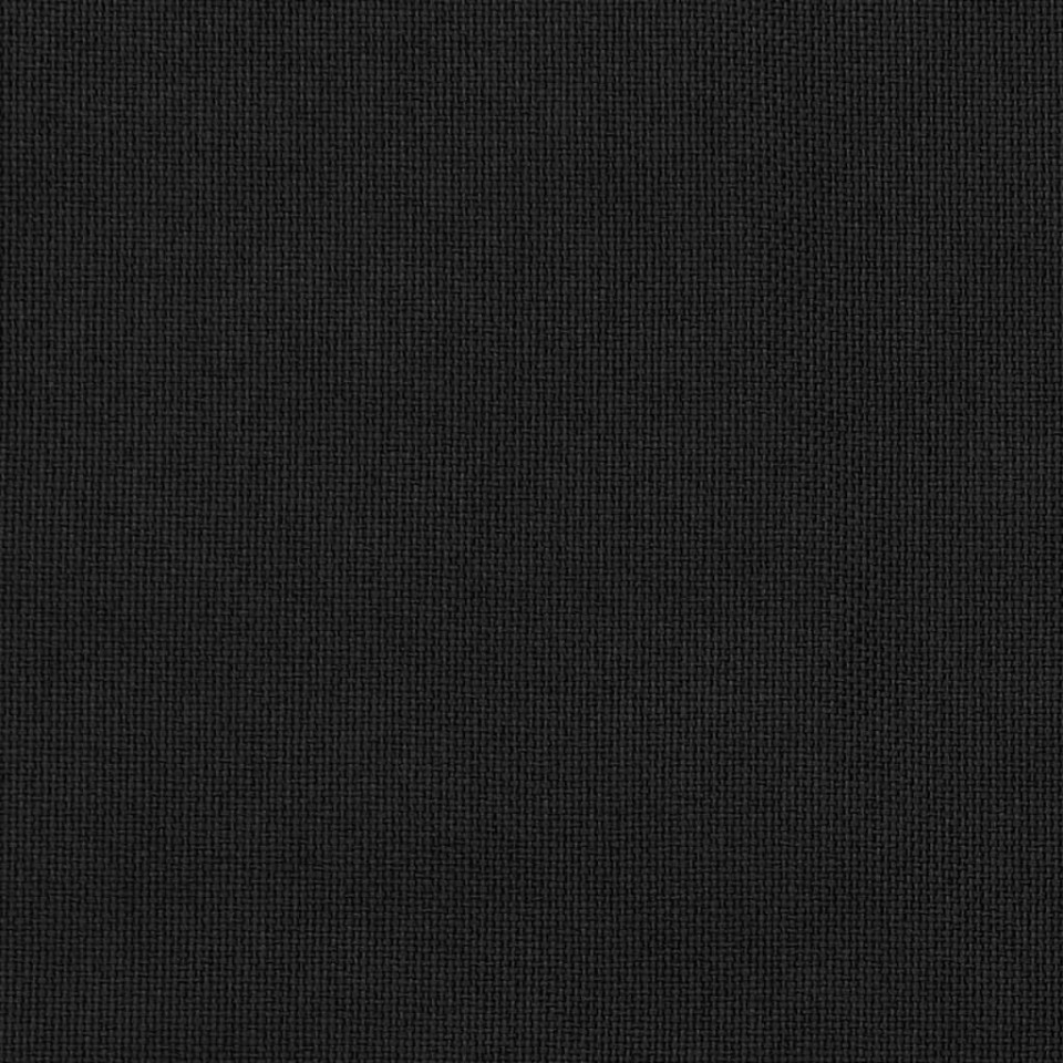 Perdele opace, aspect pânză, ocheți, 2 buc., negru, 140x175 cm