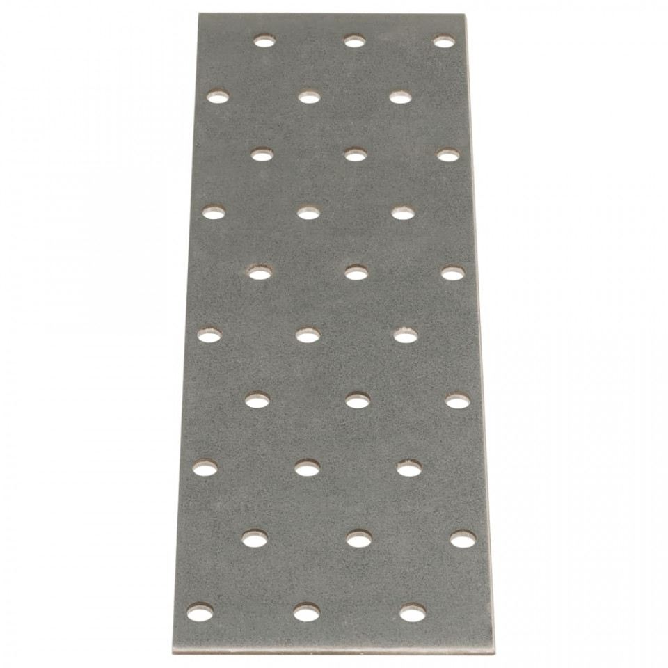 Plăci perforate, 40 buc., 2 mm, 200x60 mm, oțel galvanizat