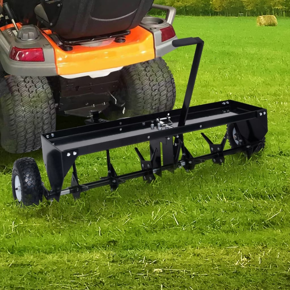 Scarificator de gazon pentru mașina de tuns iarbă ride-on 102cm