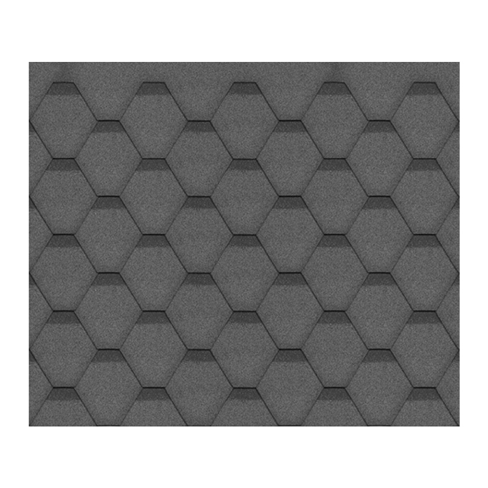 Sindrila bitum pentru acoperis Hexagonal Rock H330BLACK