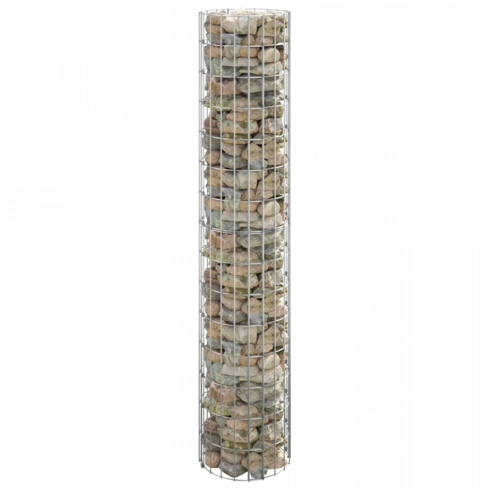 Strat înălțat gabion, Ø30x150 cm, oțel galvanizat, circular