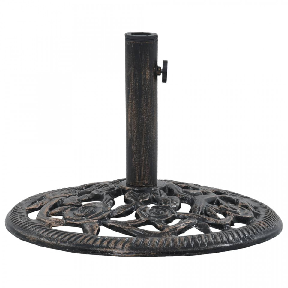 Suport de umbrelă, bronz, 12 kg, fontă, 48 cm Baze