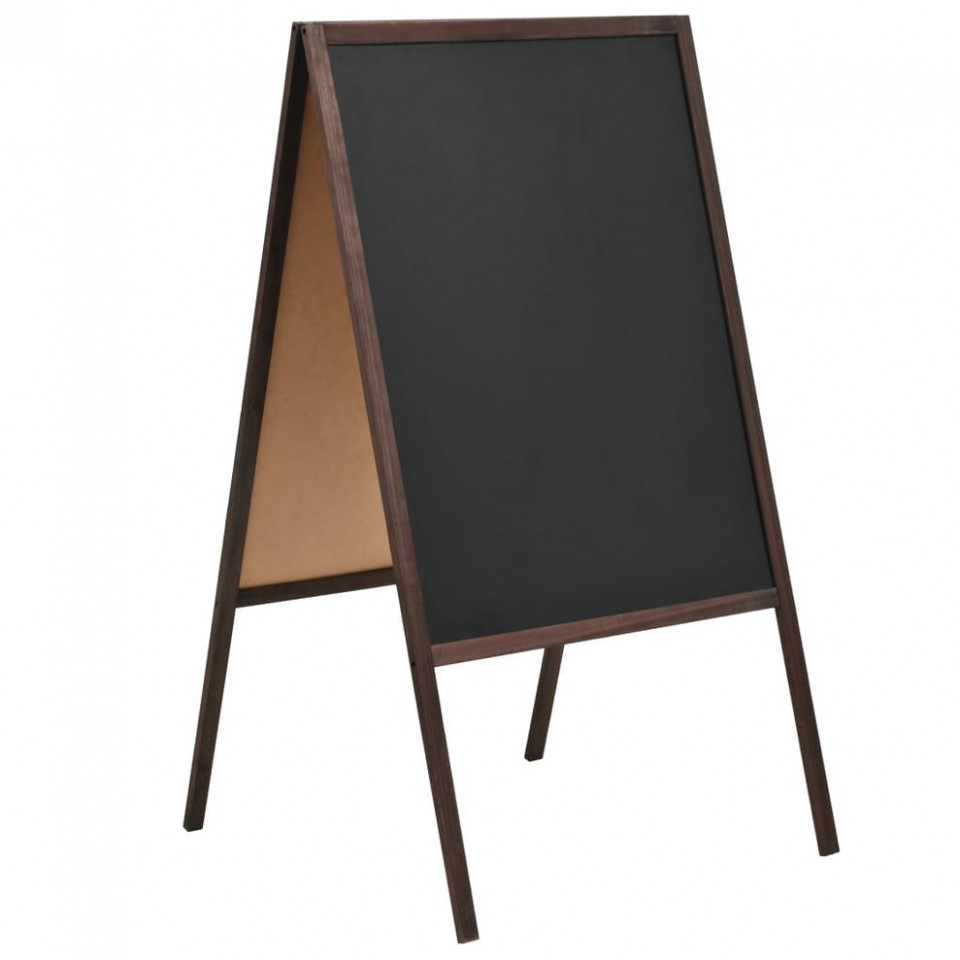 Tablă neagră cu două fețe, lemn cedru, verticală, 60 x 80 cm Accessorii