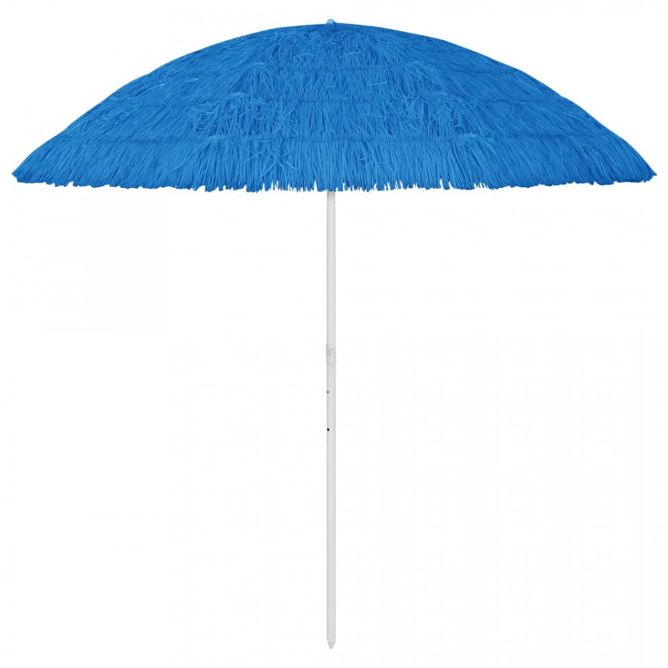 Umbrelă de plajă, albastru, 300 cm