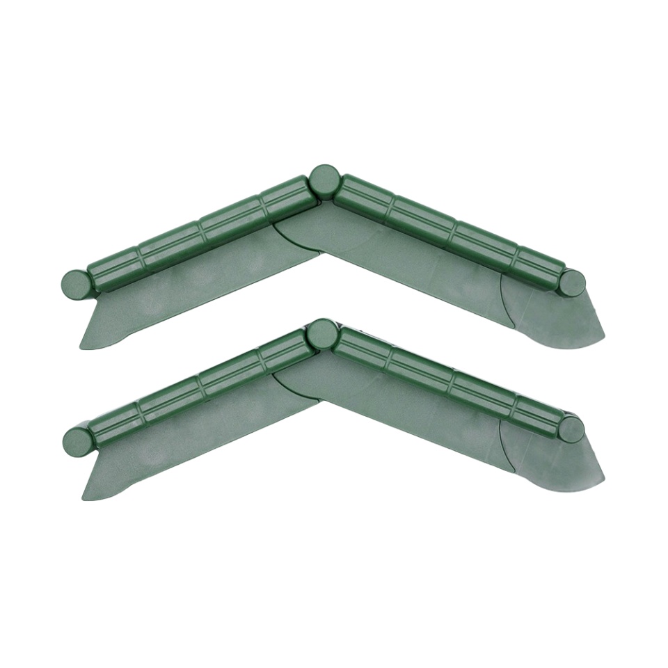 Borduri decorative din plastic pentru gazon, VERDE, lungime 5 m - TIMBELA M801-GREEN-5