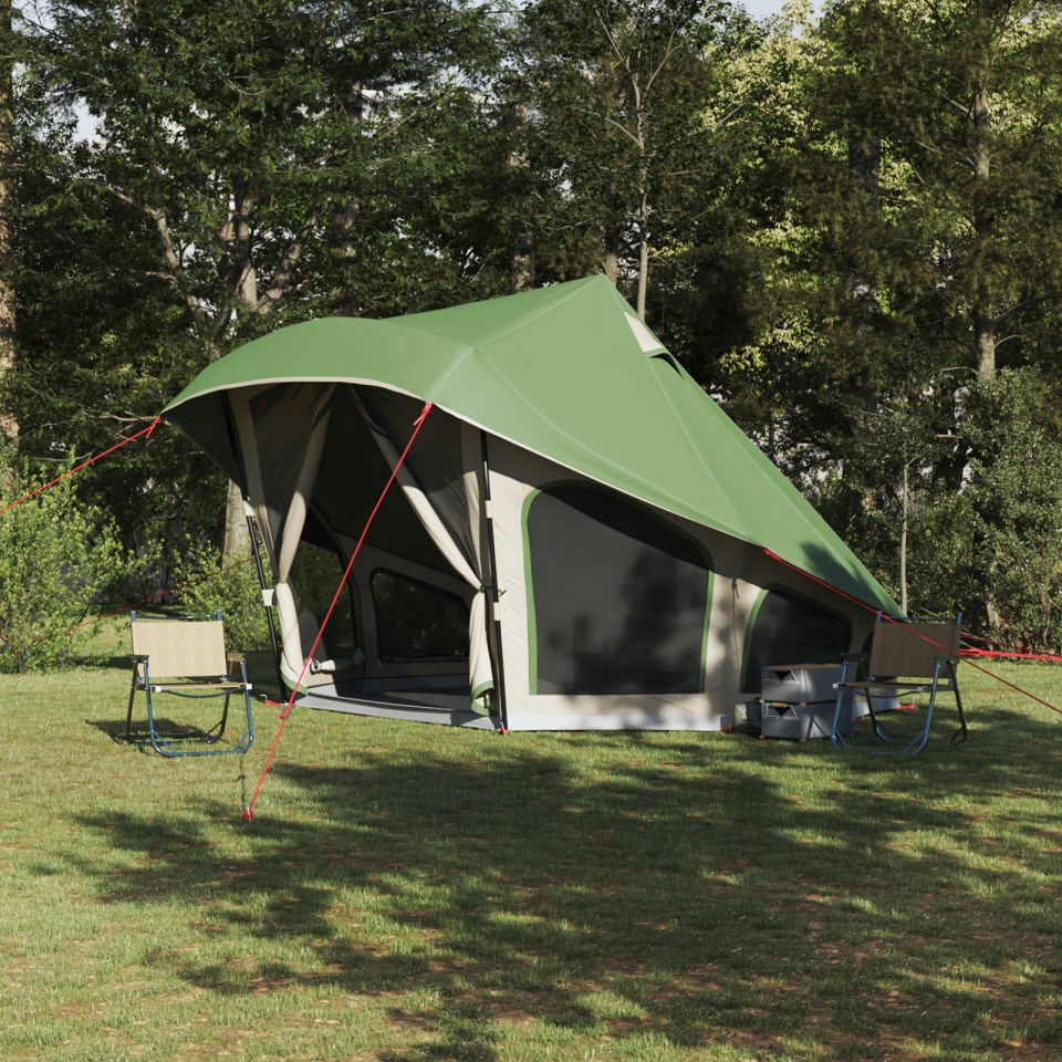 Cort pentru Familie Tipi Verde 10-Persoane Impermeabil