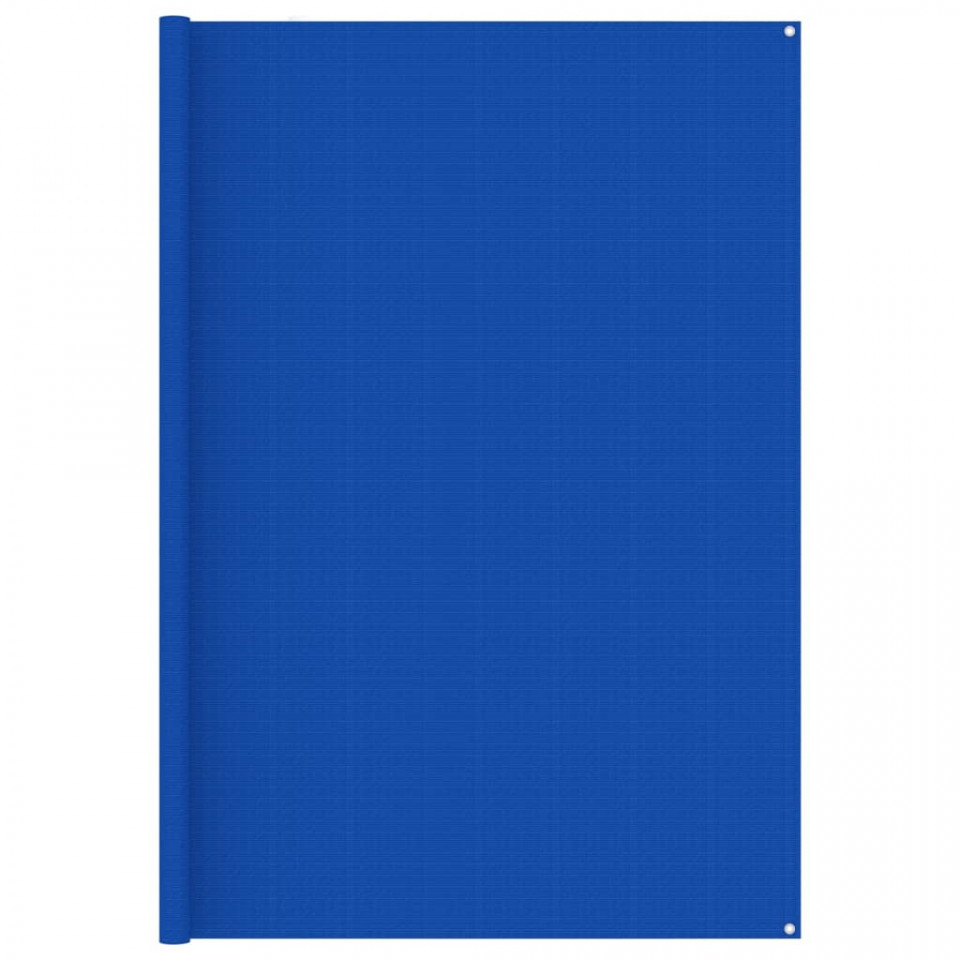 Poza Covor pentru cort, albastru, 250x600 cm, HDPE