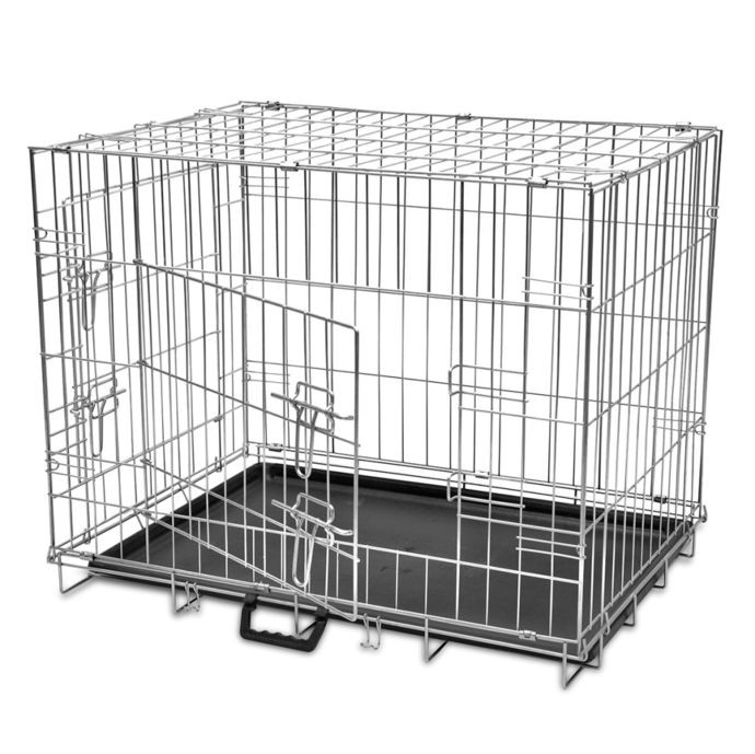 Cușcă pentru câini pliabilă, metal, L Casa Practica