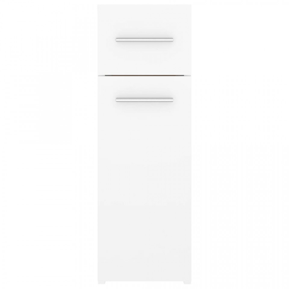 Dulap de farmacie, alb, 20x45,5x60 cm, PAL
