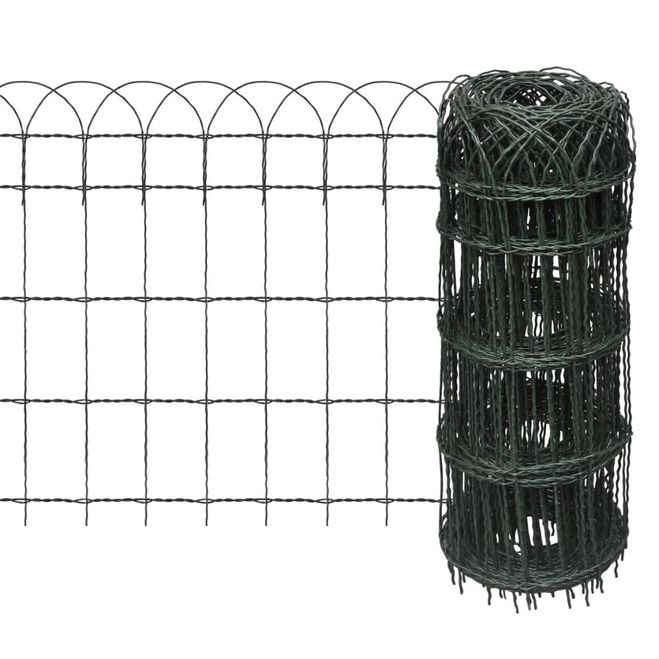 Gard delimitare grădină fier vopsit electrostatic 25 x 0,65 m Casa Practica