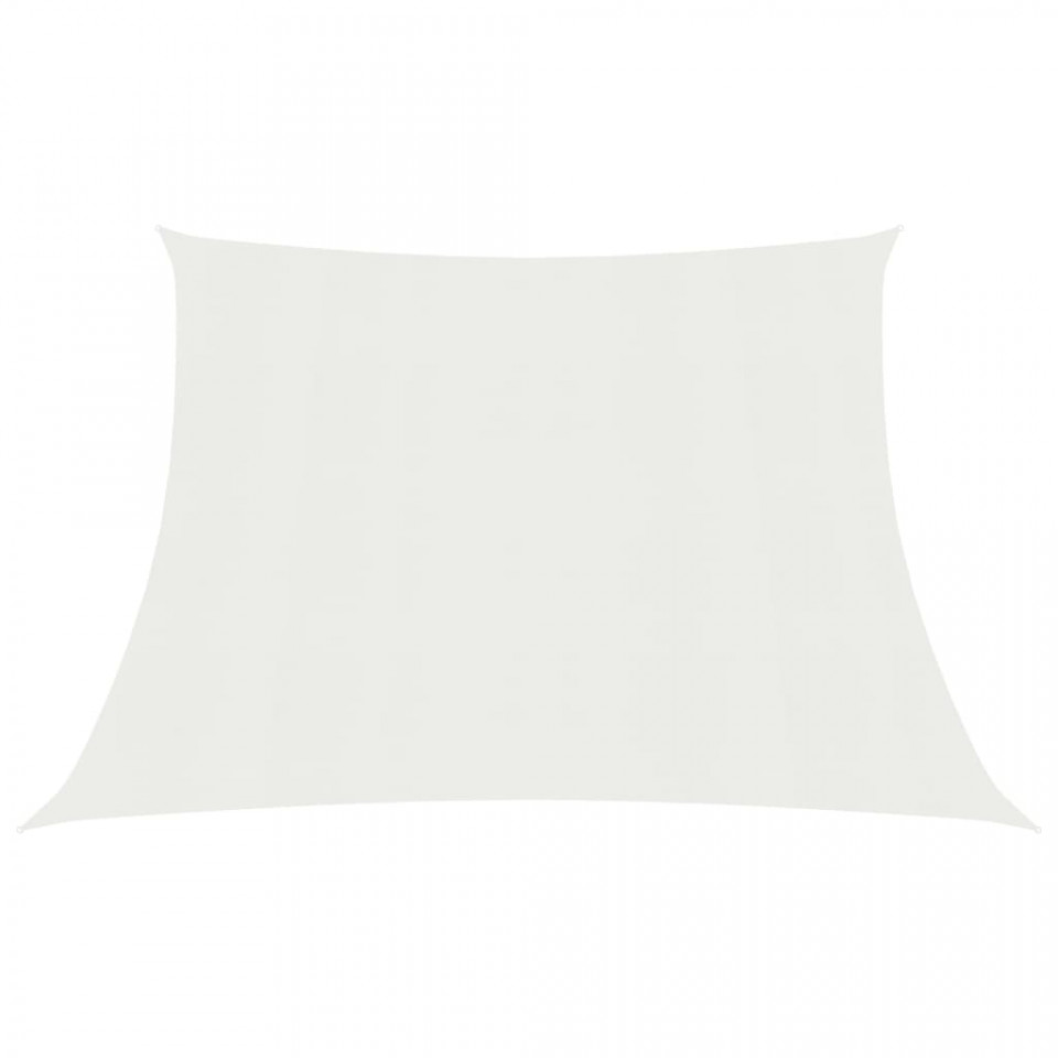 Pânză parasolar, alb, 3/4x3 m, hdpe, 160 g/m²