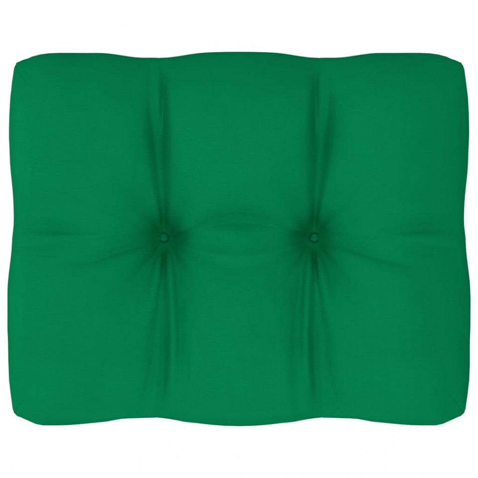 Poza Perna pentru canapea din paleti, verde, 50 x 40 x 10 cm