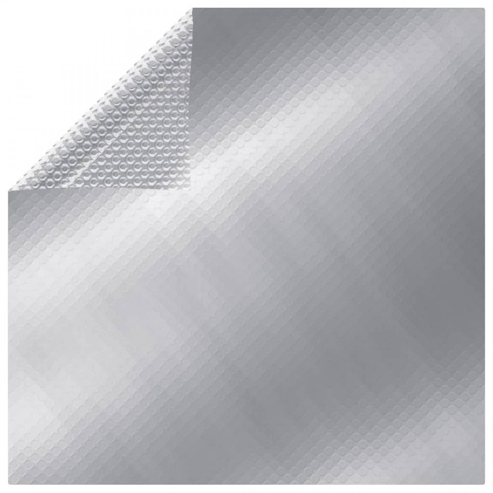 Prelată de piscină, argintiu, 260x160 cm, pe