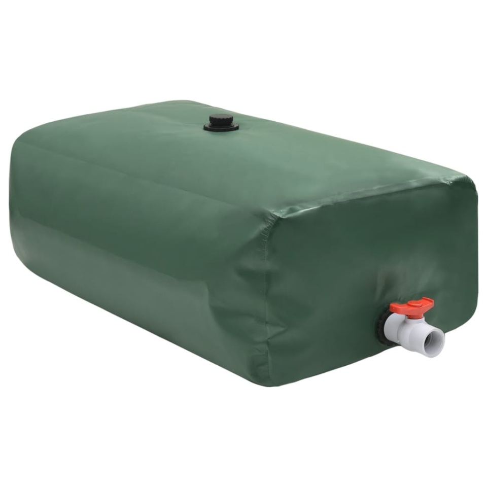 Rezervor de apă cu robinet, pliabil, 500 L, PVC