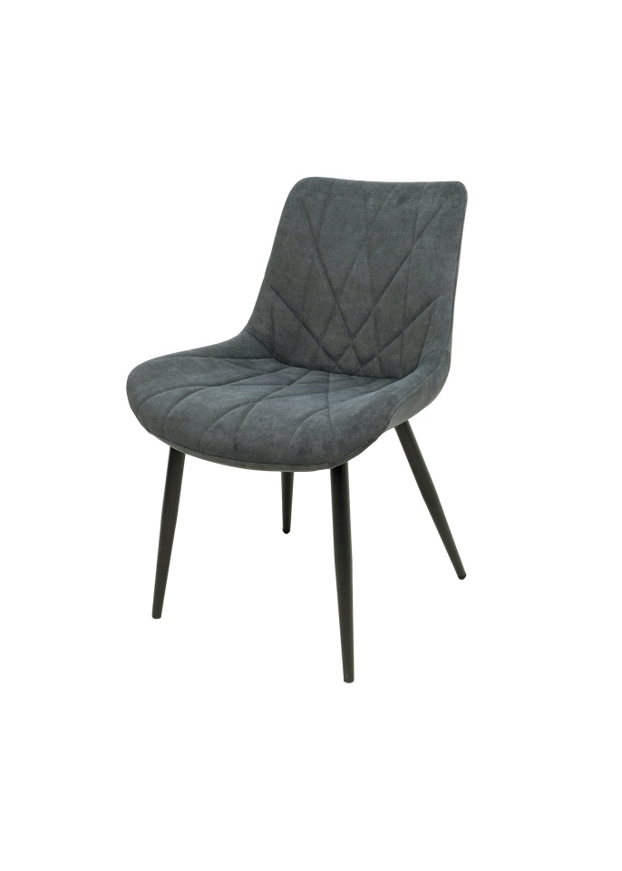 Scaun ML-1, tapitat stofa, gri