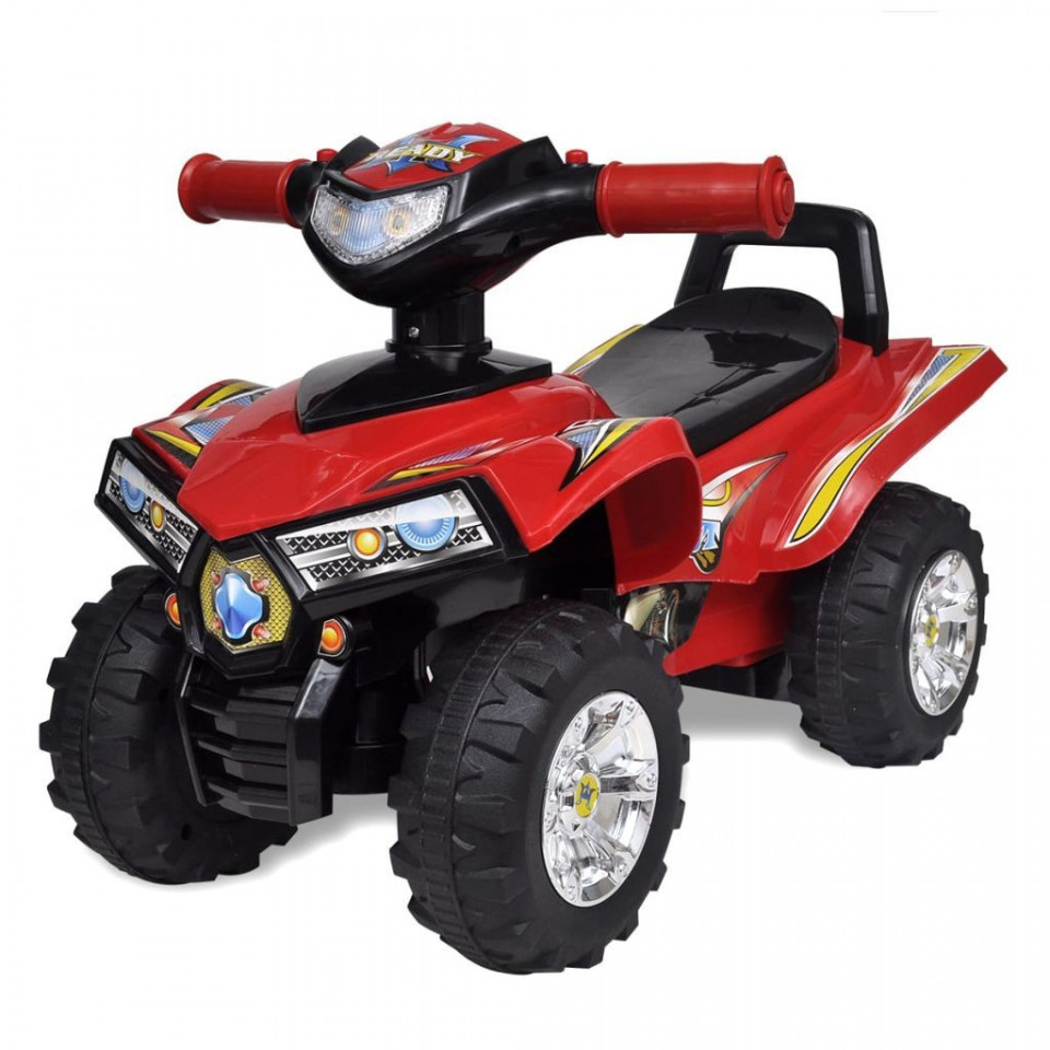 ATV pentru copii cu sunet și lumină, roșu ATV