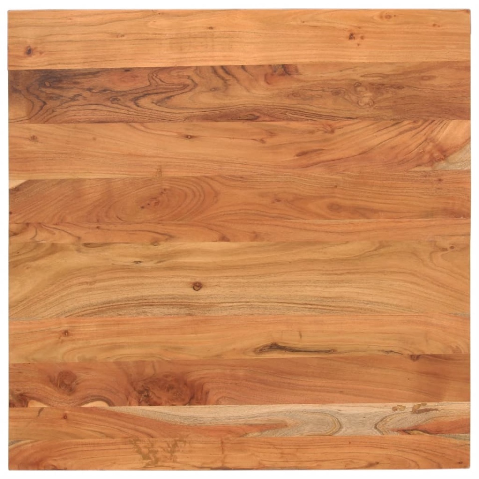 Blat de masă pătrat, 70x70x2,5 cm, lemn masiv de acacia