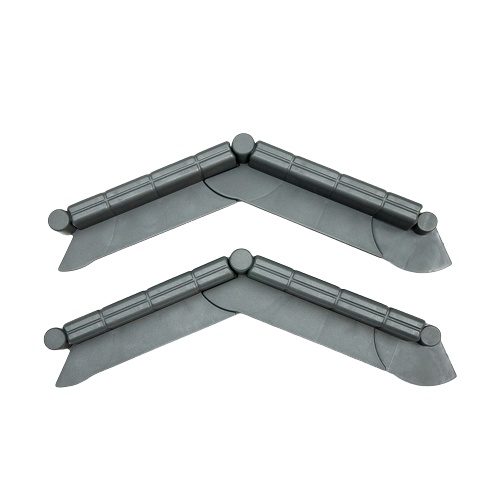 Borduri decorative din plastic pentru gazon, GRI, 5 m lungime - TIMBELA M801-GREY-10