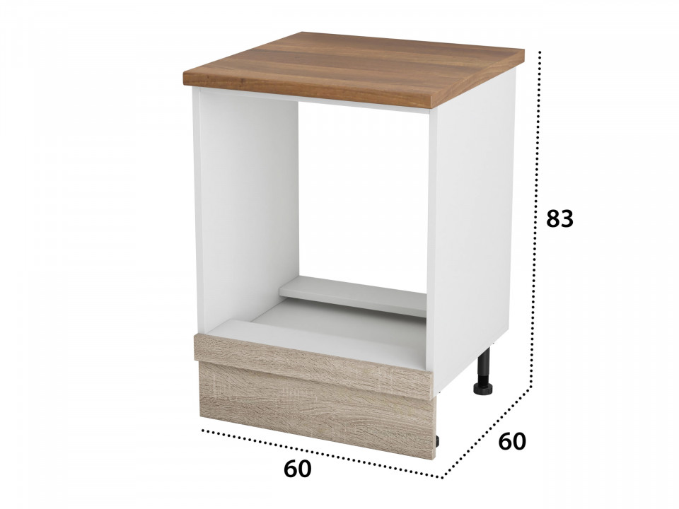 Corp cuptor, alfa, sonoma, blat termic nuc, 83x60x60 cm