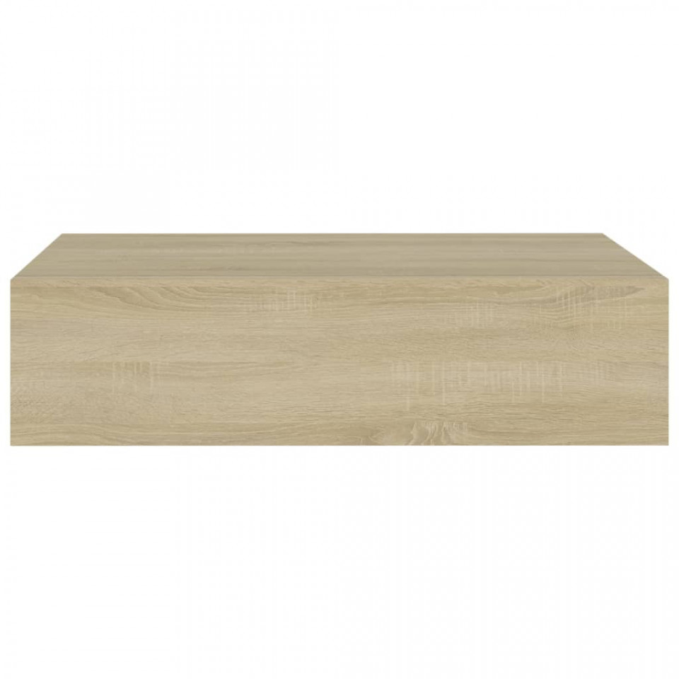 Dulapuri de perete cu sertar, 2 buc., stejar, 40x23,5x10 cm MDF